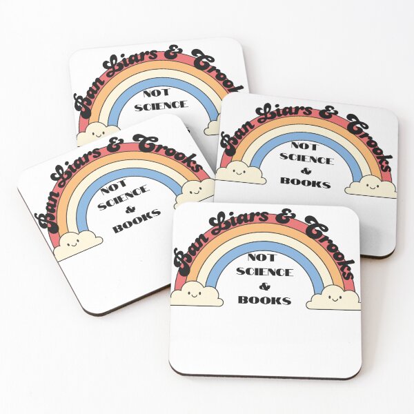 Item preview, Science and Books not Liars and Crooks designed and sold by SickGirlDIY.