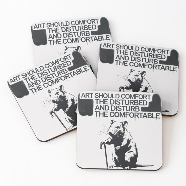 Item preview, Banksy - Art should comfort the disturbed and disturb the comfortable. designed and sold by 123ks.