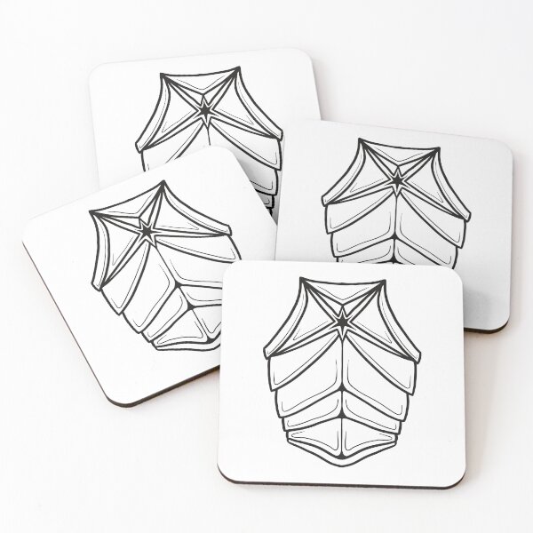 Item preview, Star line art armor  designed and sold by n1ckeatsyarn.