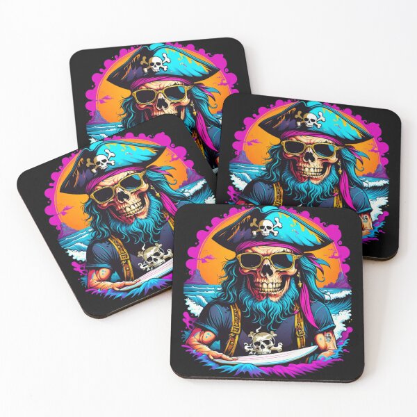 Item preview, Surfing Skeleton Pirate designed and sold by TBoxy.