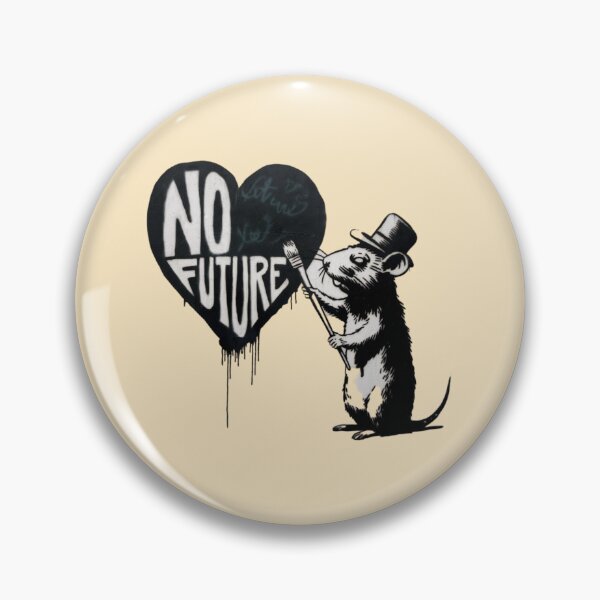 Item preview, Banksy Rat - No Future designed and sold by 123ks.