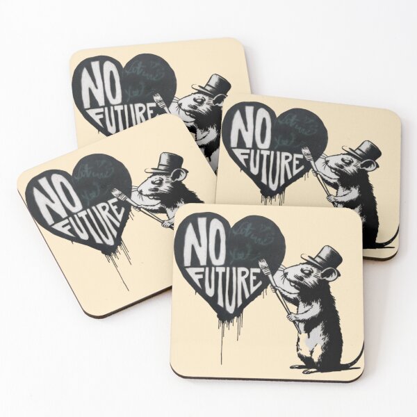 Item preview, Banksy Rat - No Future designed and sold by 123ks.