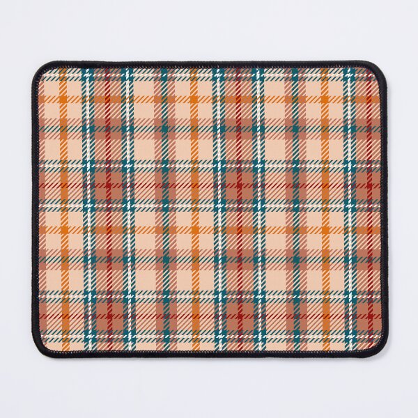 Item preview, Classic Cream and Earthy Tone Plaid Fabric Pattern – Rustic Checkered Textile Design designed and sold by bosswin789.