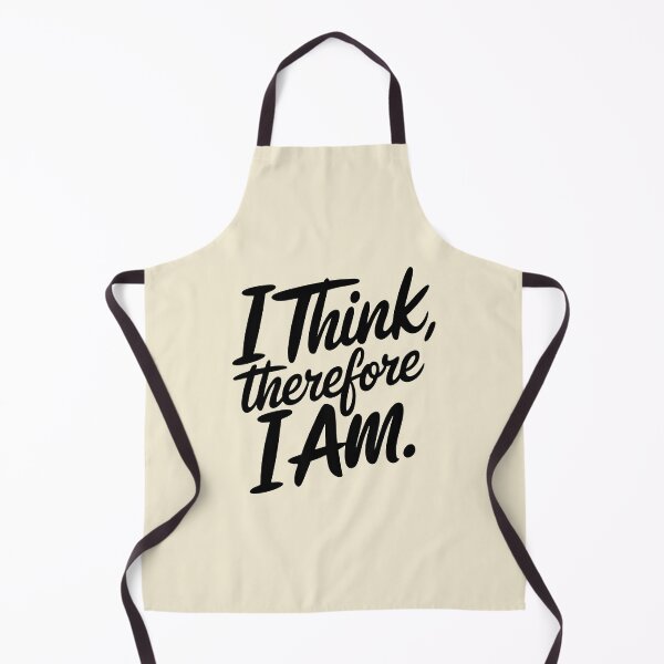 Item preview, I Think, Therefore I Am - Philosophical Quote designed and sold by Twisted Kids.