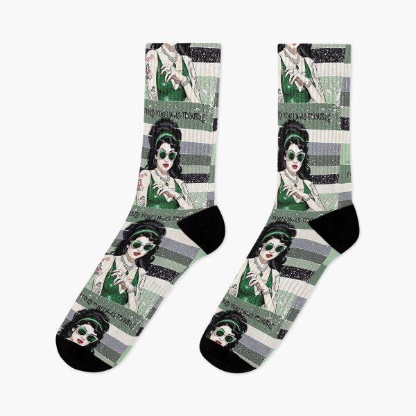 Item preview, I Told You I Was Trouble (Retro Stripes) designed and sold by Hen-C-Art.
