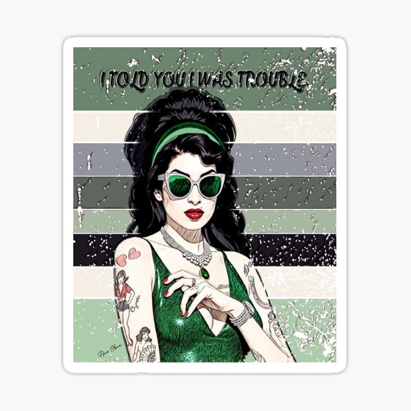 Item preview, I Told You I Was Trouble (Retro Stripes) designed and sold by Hen-C-Art.