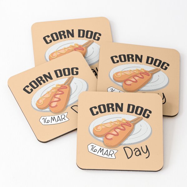 Item preview, 16 March Corn Dog Day - Wacky Holidays designed and sold by ChemicalXShop.