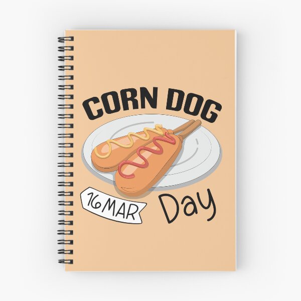Item preview, 16 March Corn Dog Day - Wacky Holidays designed and sold by ChemicalXShop.