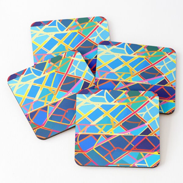Item preview, Multi colored Abstract illustration pattern  designed and sold by Domo-Design.