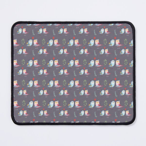 Item preview, Blue and pink canaries, with red heart in the center. designed and sold by FestivityFinds.