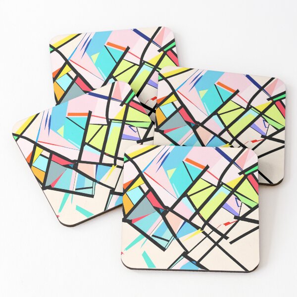 Item preview, Multi colored Abstract illustration pattern 2 designed and sold by Domo-Design.