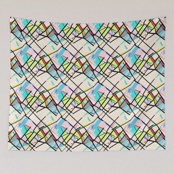 Item preview, Multi colored Abstract illustration pattern 2 designed and sold by Domo-Design.