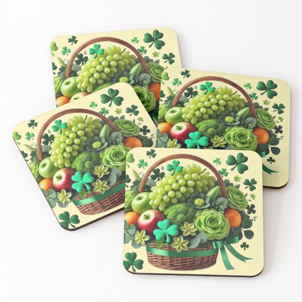 Item preview, A Lucky Harvest: St. Patrick’s Day Fruit Basket designed and sold by annenambiro.