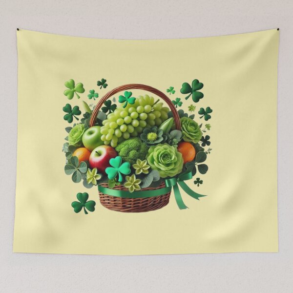 Item preview, A Lucky Harvest: St. Patrick’s Day Fruit Basket designed and sold by annenambiro.