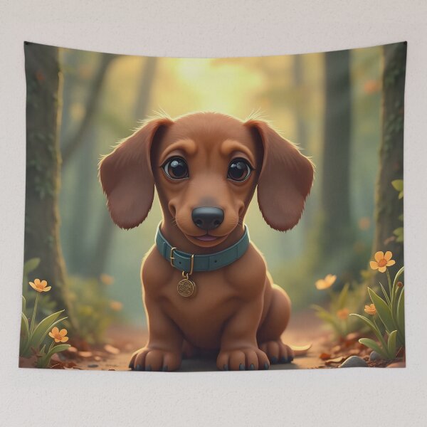 Item preview, Cartoon Dachshund  designed and sold by TheMarket101.