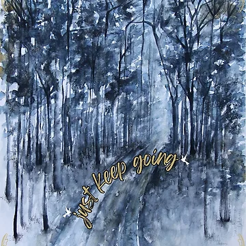 Aperçu de l'œuvre Continue simplement de Bryony Dingle-Moss Art