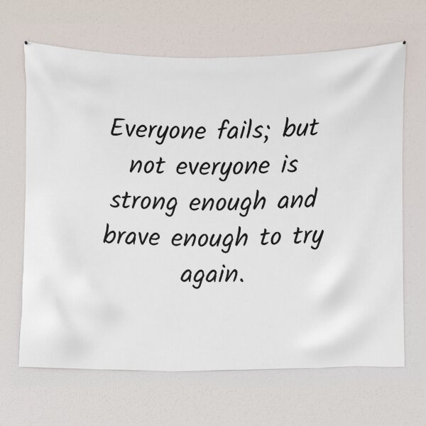 Item preview, Be brave enough to try again to suceed. designed and sold by Solastavie.