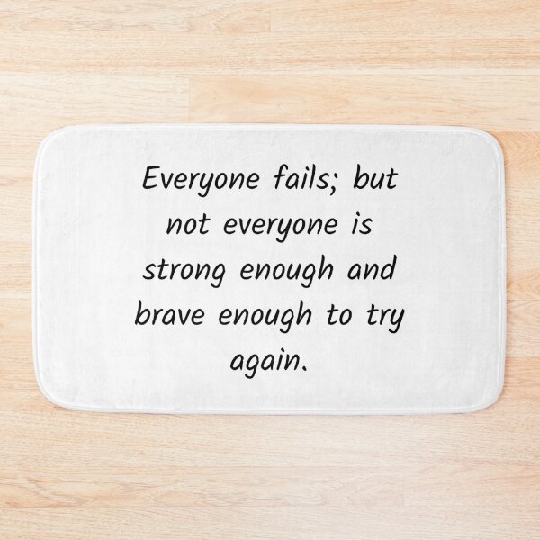 Item preview, Be brave enough to try again to suceed. designed and sold by Solastavie.