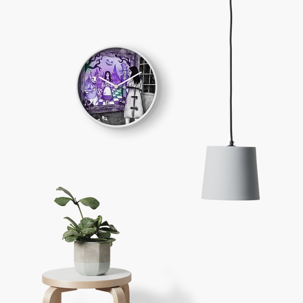 Item preview, Clock designed and sold by BlackOrchidArt.
