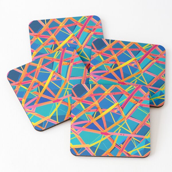 Item preview, Multi colored Abstract illustration pattern 3 designed and sold by Domo-Design.