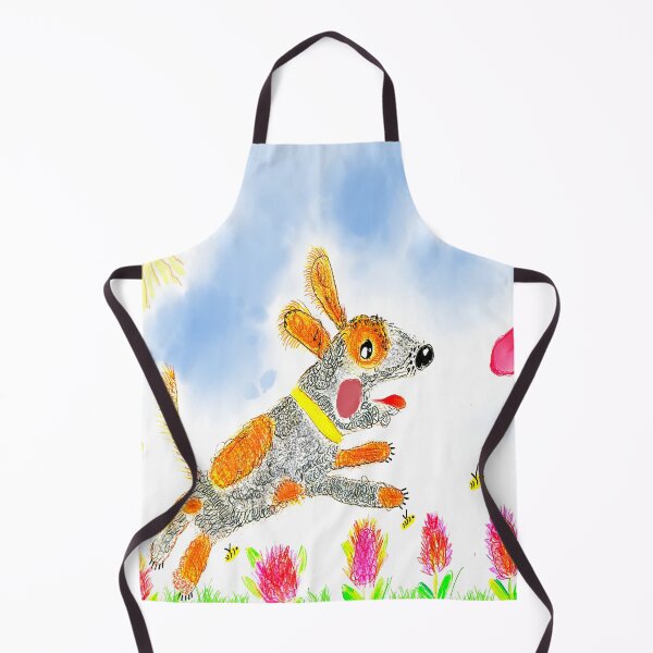 Item preview, Happy Dog Chasing a Frisbee designed and sold by JeLoTall.
