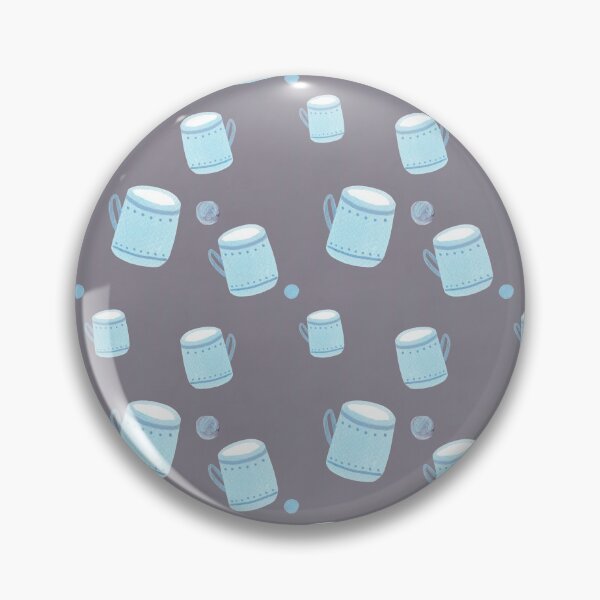 Item preview, Charming Blue Mugs Pattern. designed and sold by FestivityFinds.