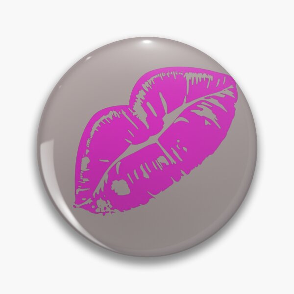 Item preview, Purple Lipstick Kiss Lips Imprint designed and sold by FroggyFly Designs.