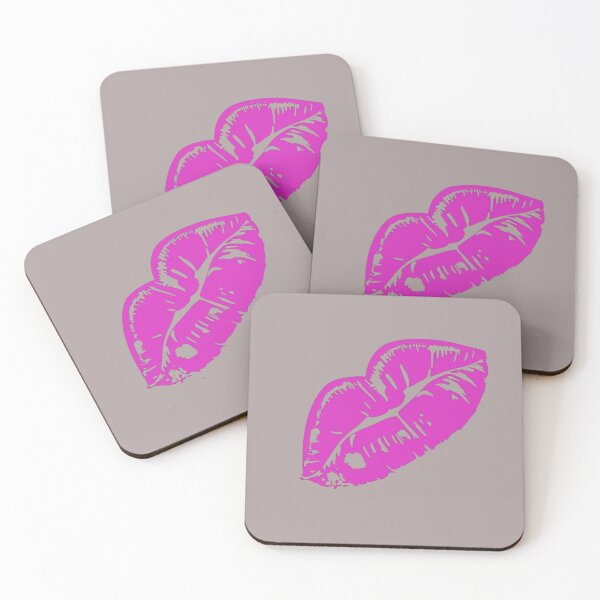 Item preview, Purple Lipstick Kiss Lips Imprint designed and sold by FroggyFly Designs.