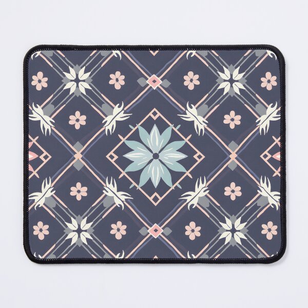 Item preview, Vintage Lattice Floral Pattern – Duvet Covers, Curtains & Prints designed and sold by CelestialAllure.