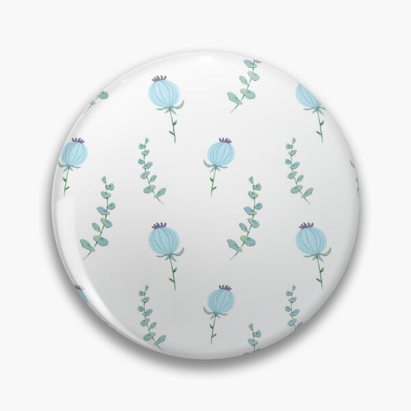 Item preview, Pastel Plants and Blue Flower Design designed and sold by FestivityFinds.