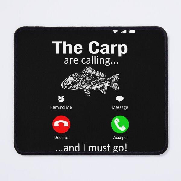 Item preview, The Carp Are Calling And I must go fishing t shirt designed and sold by StreetArtPro.