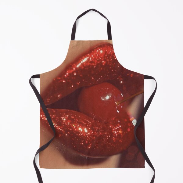 Item preview, Glossy Red Lips with Cherry designed and sold by leekatwan.