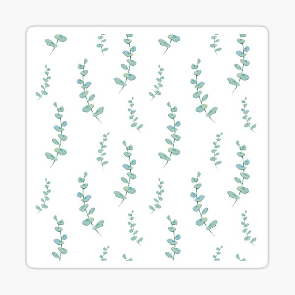 Item preview, Blue Pastel Plants Design designed and sold by FestivityFinds.