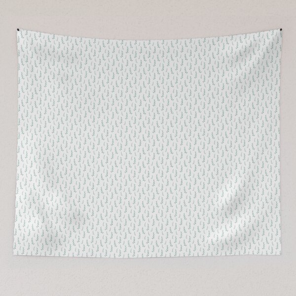 Item preview, Blue Pastel Plants Design designed and sold by FestivityFinds.