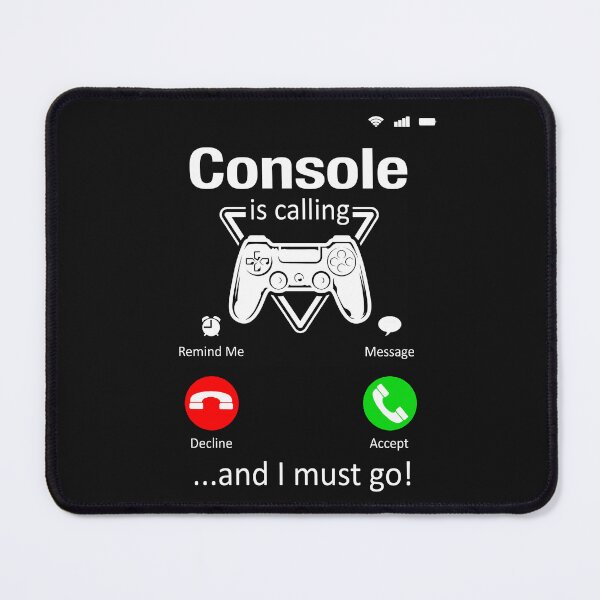 Item preview, Console Is Calling and I must go funny gamer t shirt designed and sold by StreetArtPro.