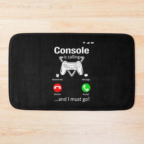 Item preview, Console Is Calling and I must go funny gamer t shirt designed and sold by StreetArtPro.
