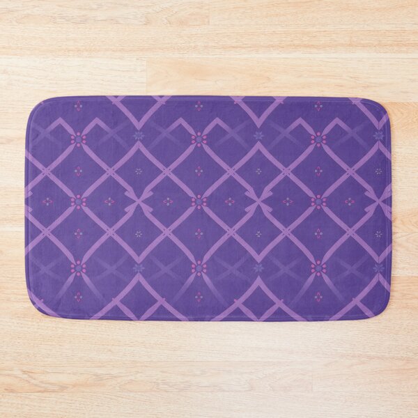 Item preview, Stylish Purple Lattice Floral Pattern - Duvet, Canvas & Curtains designed and sold by CelestialAllure.