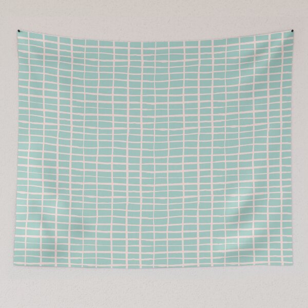 Item preview, Mint tile checks soft palette  designed and sold by Milatoo.