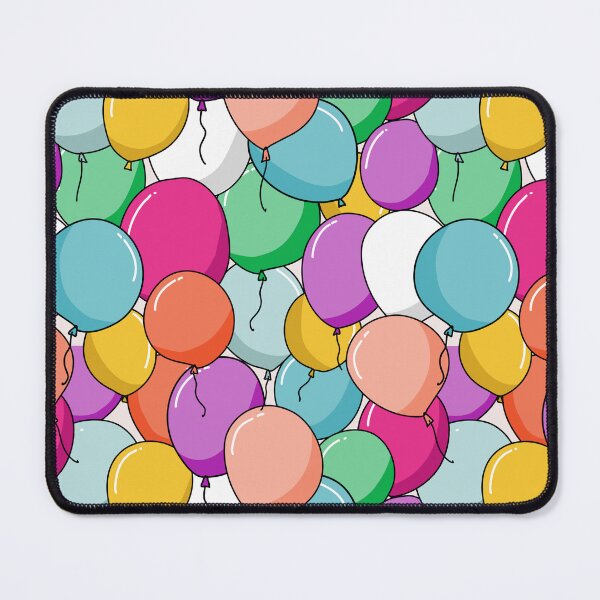 Item preview, Festive happy birthday balloons party decoration designed and sold by Milatoo.