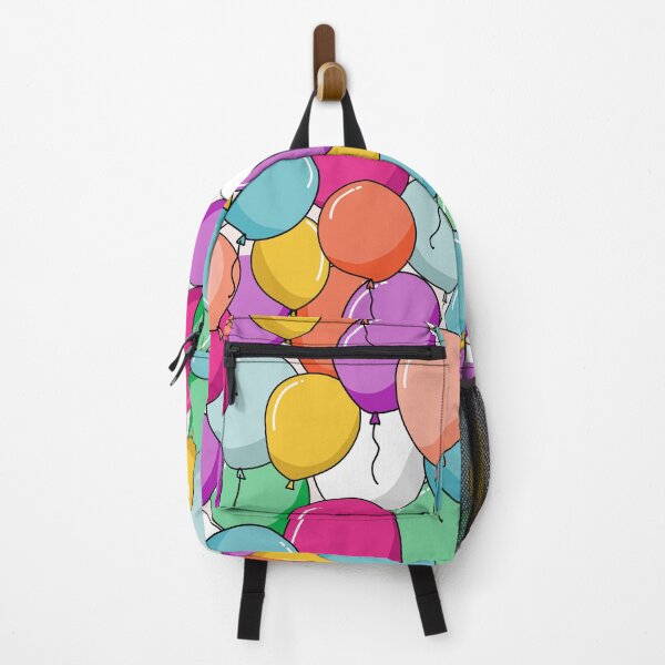 Item preview, Festive happy birthday balloons party decoration designed and sold by Milatoo.