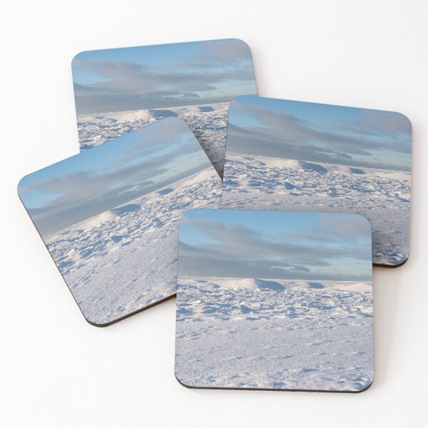 Item preview, Sunlit Lake Erie Icescape with Fresh Snow designed and sold by Georgia Mizuleva.