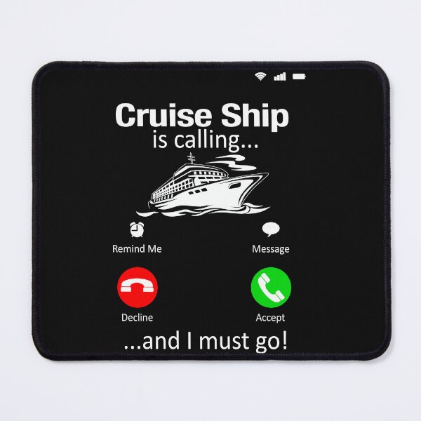 Item preview, Cruise Is Calling and I must go funny Cruising t shirt designed and sold by StreetArtPro.