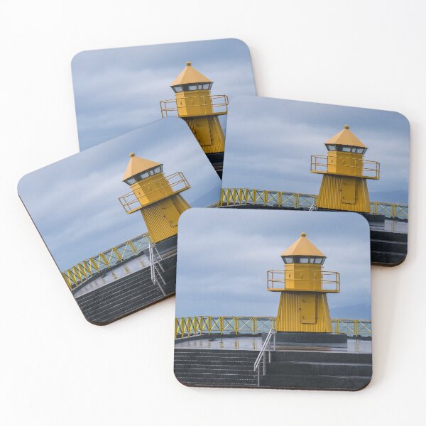 Item preview, Small lighthouse at the port of Reykjavik in Iceland designed and sold by Sonja Birkelbach.