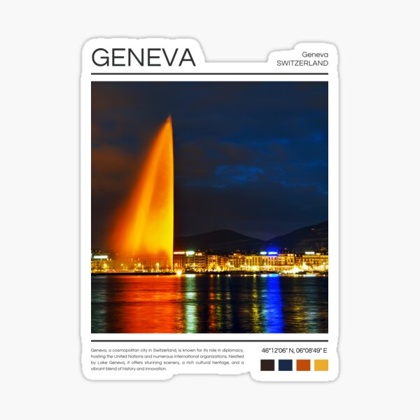 Item preview, Geneva - Switzerland - Photography designed and sold by StudioRedKoala.