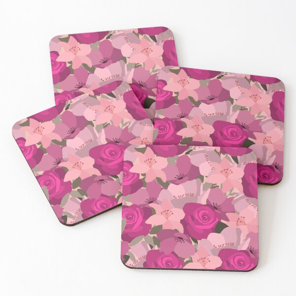 Item preview, Cottagecore Floriography Pink Flowers designed and sold by Lindsay Marie Patterns.