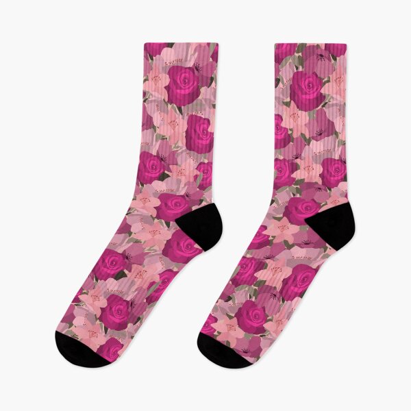 Item preview, Cottagecore Floriography Pink Flowers designed and sold by Lindsay Marie Patterns.