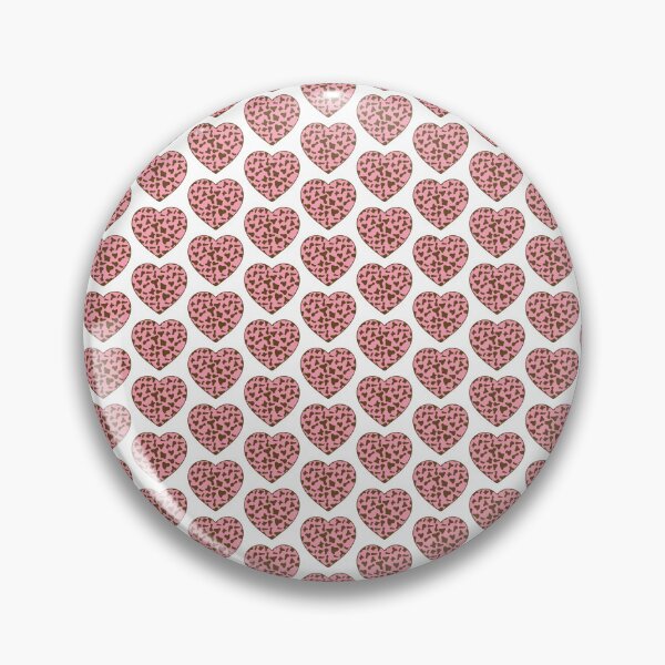 Item preview, Offset Grid Small Brown Cow Patches on Pink Cowhide | Continues Pink Cow Heart designed and sold by PatternPen.