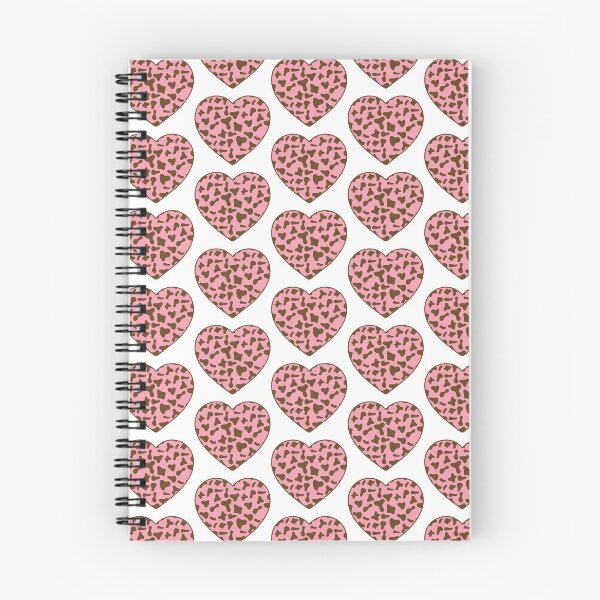Item preview, Offset Grid Small Brown Cow Patches on Pink Cowhide | Continues Pink Cow Heart designed and sold by PatternPen.