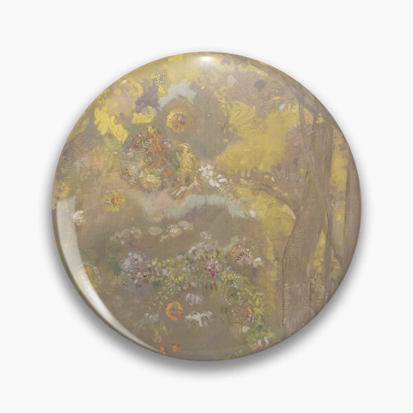 Artikelvorschau, Bäume auf gelbem Hintergrund – Odilon Redon, 1901 entworfen und verkauft von HollieMc22.
