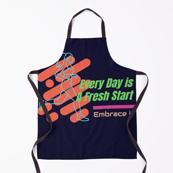 Item preview, Motivational Fitness Poster - Every Day is a Fresh Start - Embrace It designed and sold by ImagineRainbows.